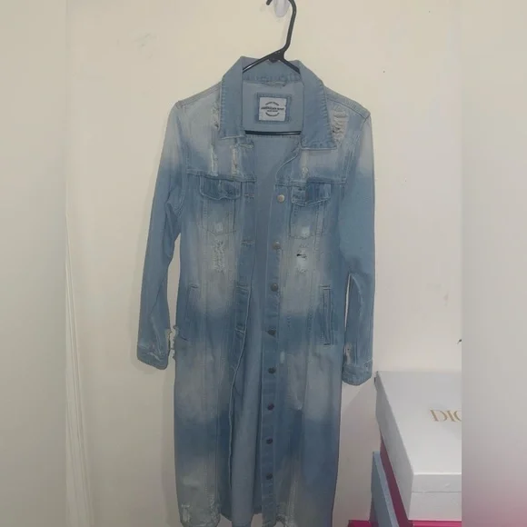 Long Denim jacket - Picture 4 of 4